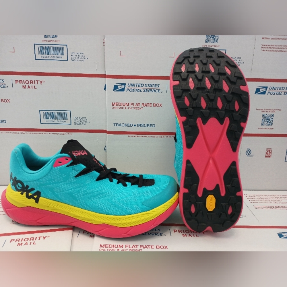 Hoka One One Men's Trainers Tecton X Lace-Up Low-Top Running Sneakers Size 10 - Picture 2 of 11